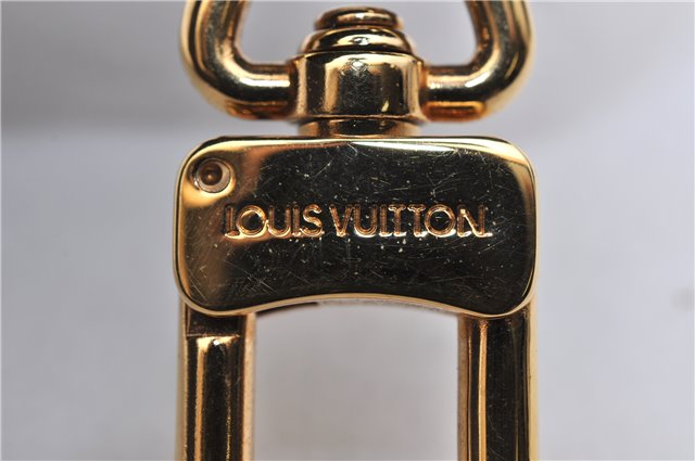 Authentic LOUIS VUITTON Charm Key Chain Anokre Gold M62694 LV 7983C