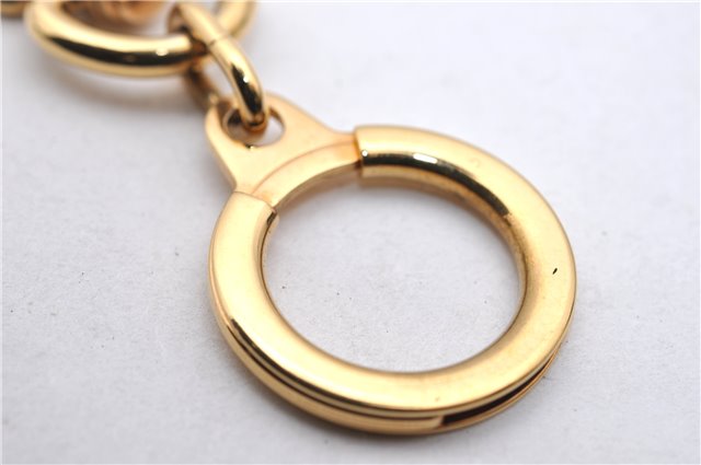 Authentic LOUIS VUITTON Charm Key Chain Anokre Gold M62694 LV 7983C