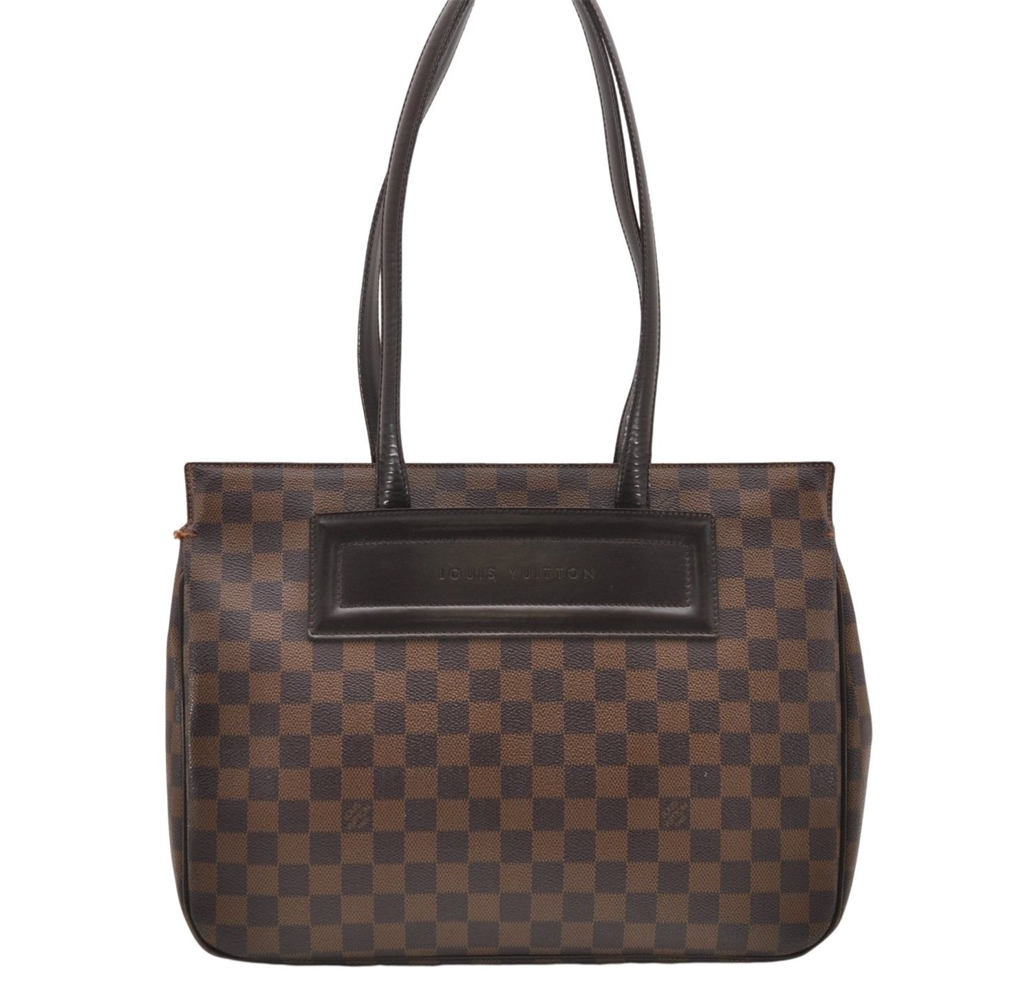 Authentic Louis Vuitton Damier Parioli PM Shoulder Tote Bag N51123 LV 7983D