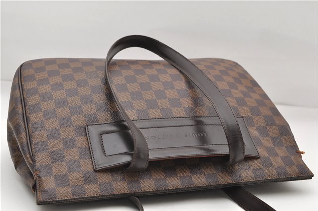 Authentic Louis Vuitton Damier Parioli PM Shoulder Tote Bag N51123 LV 7983D