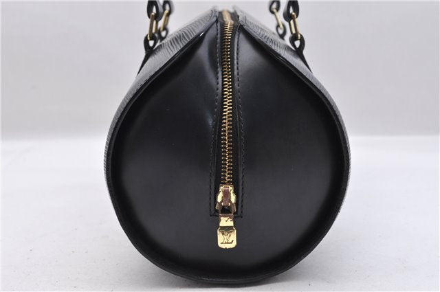 Authentic LOUIS VUITTON Epi Soufflot Hand Bag Black M52222 LV 7988C