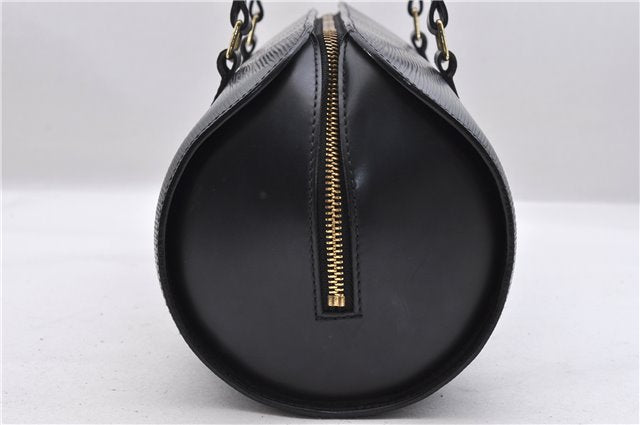 Authentic LOUIS VUITTON Epi Soufflot Hand Bag Black M52222 LV 7988C