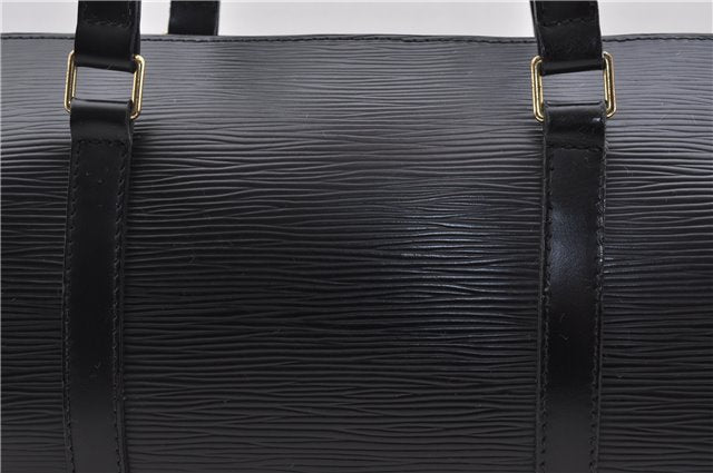 Authentic LOUIS VUITTON Epi Soufflot Hand Bag Black M52222 LV 7988C