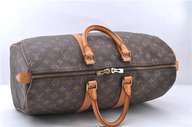 Authentic LOUIS VUITTON Monogram Keepall 45 Boston Bag M41428 LV 7989C