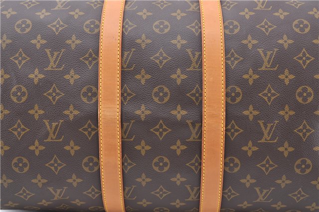 Authentic LOUIS VUITTON Monogram Keepall 45 Boston Bag M41428 LV 7989C