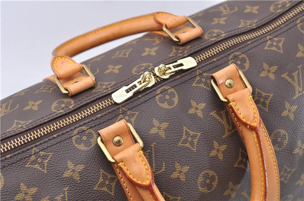 Authentic LOUIS VUITTON Monogram Keepall 45 Boston Bag M41428 LV 7989C