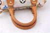 Auth Louis Vuitton Monogram Multicolor Mini Speedy Hand Bag M92645 White 7990D