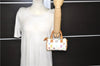 Auth Louis Vuitton Monogram Multicolor Mini Speedy Hand Bag M92645 White 7990D