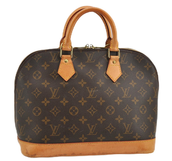 Authentic Louis Vuitton Monogram Alma Hand Bag Purse M51130 LV 7992F