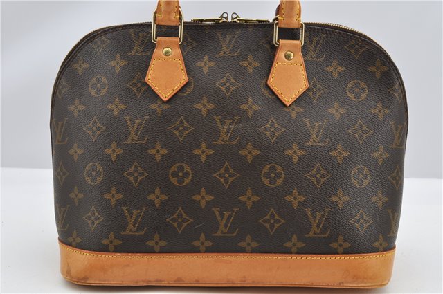 Authentic Louis Vuitton Monogram Alma Hand Bag Purse M51130 LV 7992F