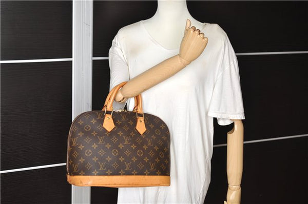 Authentic Louis Vuitton Monogram Alma Hand Bag Purse M51130 LV 7992F