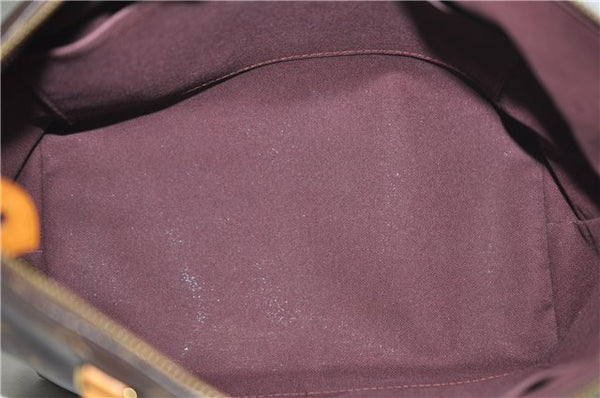 Authentic Louis Vuitton Monogram Iena PM Shoulder Tote Bag M42268 LV 7993D