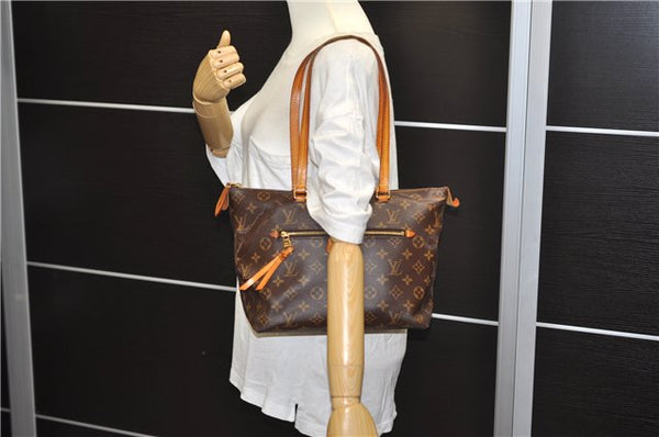 Authentic Louis Vuitton Monogram Iena PM Shoulder Tote Bag M42268 LV 7993D