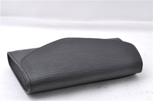 Authentic Louis Vuitton Epi Arts Deco PM Clutch Hand Bag Purse Black LV 7994D