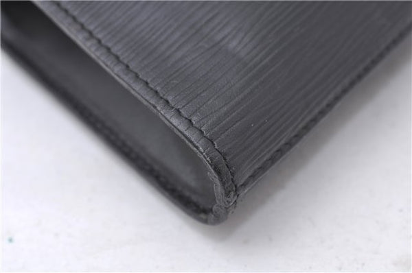 Authentic Louis Vuitton Epi Arts Deco PM Clutch Hand Bag Purse Black LV 7994D