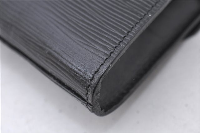 Authentic Louis Vuitton Epi Arts Deco PM Clutch Hand Bag Purse Black LV 7994D