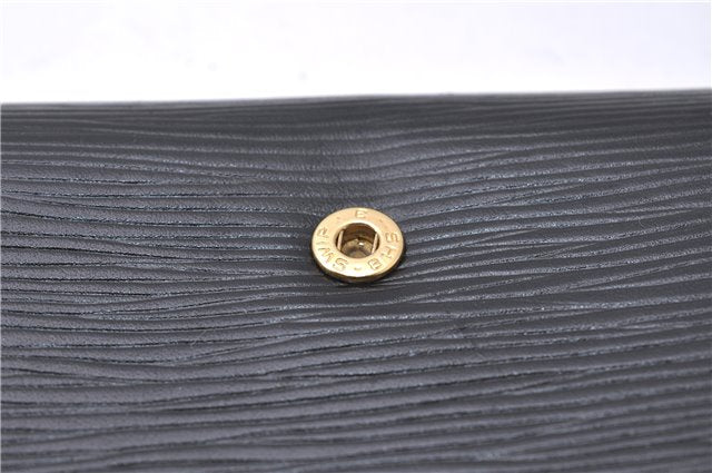 Authentic Louis Vuitton Epi Arts Deco PM Clutch Hand Bag Purse Black LV 7994D