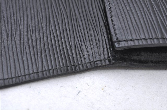 Authentic Louis Vuitton Epi Arts Deco PM Clutch Hand Bag Purse Black LV 7994D