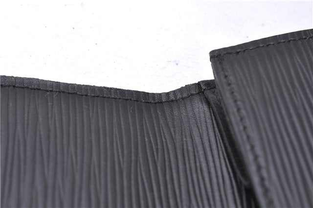 Authentic Louis Vuitton Epi Arts Deco PM Clutch Hand Bag Purse Black LV 7994D