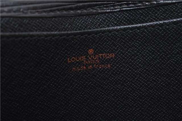 Authentic Louis Vuitton Epi Arts Deco PM Clutch Hand Bag Purse Black LV 7994D