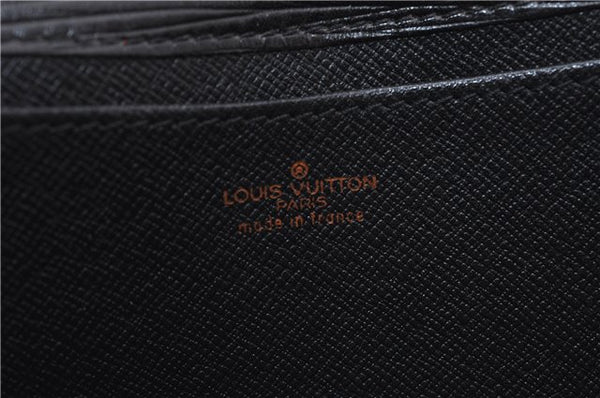 Authentic Louis Vuitton Epi Arts Deco PM Clutch Hand Bag Purse Black LV 7994D