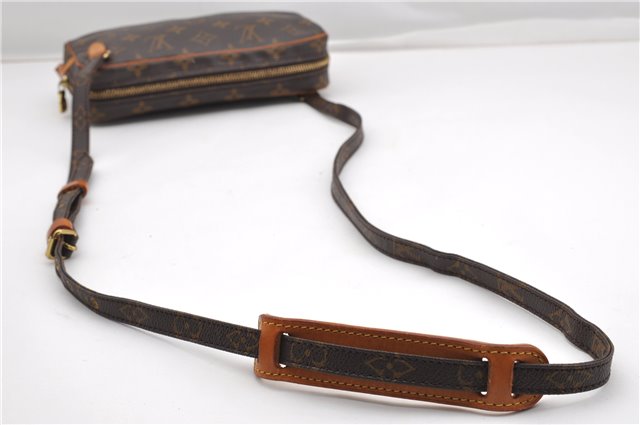 Auth Louis Vuitton Monogram Marly Bandouliere Shoulder Cross Bag M51828 LV 7994F