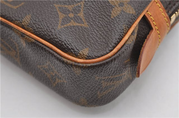 Auth Louis Vuitton Monogram Marly Bandouliere Shoulder Cross Bag M51828 LV 7994F