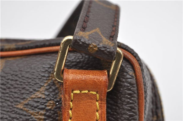 Auth Louis Vuitton Monogram Marly Bandouliere Shoulder Cross Bag M51828 LV 7994F