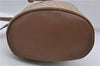 Authentic GUCCI Shoulder Cross Body Bag GG Canvas Leather Beige Brown 7996D