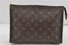Auth Louis Vuitton Monogram Poche Toilette 26 Cosmetics Pouch Old Model LV 7998D