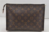 Auth Louis Vuitton Monogram Poche Toilette 26 Cosmetics Pouch Old Model LV 7998D