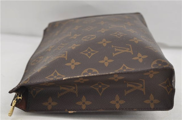 Auth Louis Vuitton Monogram Poche Toilette 26 Cosmetics Pouch Old Model LV 7998D