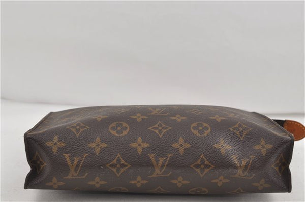 Auth Louis Vuitton Monogram Poche Toilette 26 Cosmetics Pouch Old Model LV 7998D