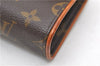 Auth Louis Vuitton Monogram Pochette Florentine Pouch Waist Bag M51855 LV 7999D