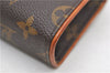 Auth Louis Vuitton Monogram Pochette Florentine Pouch Waist Bag M51855 LV 7999D