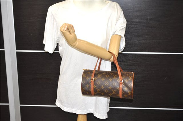 Authentic Louis Vuitton Monogram Papillon 26 Hand Bag Old Model LV 7999E