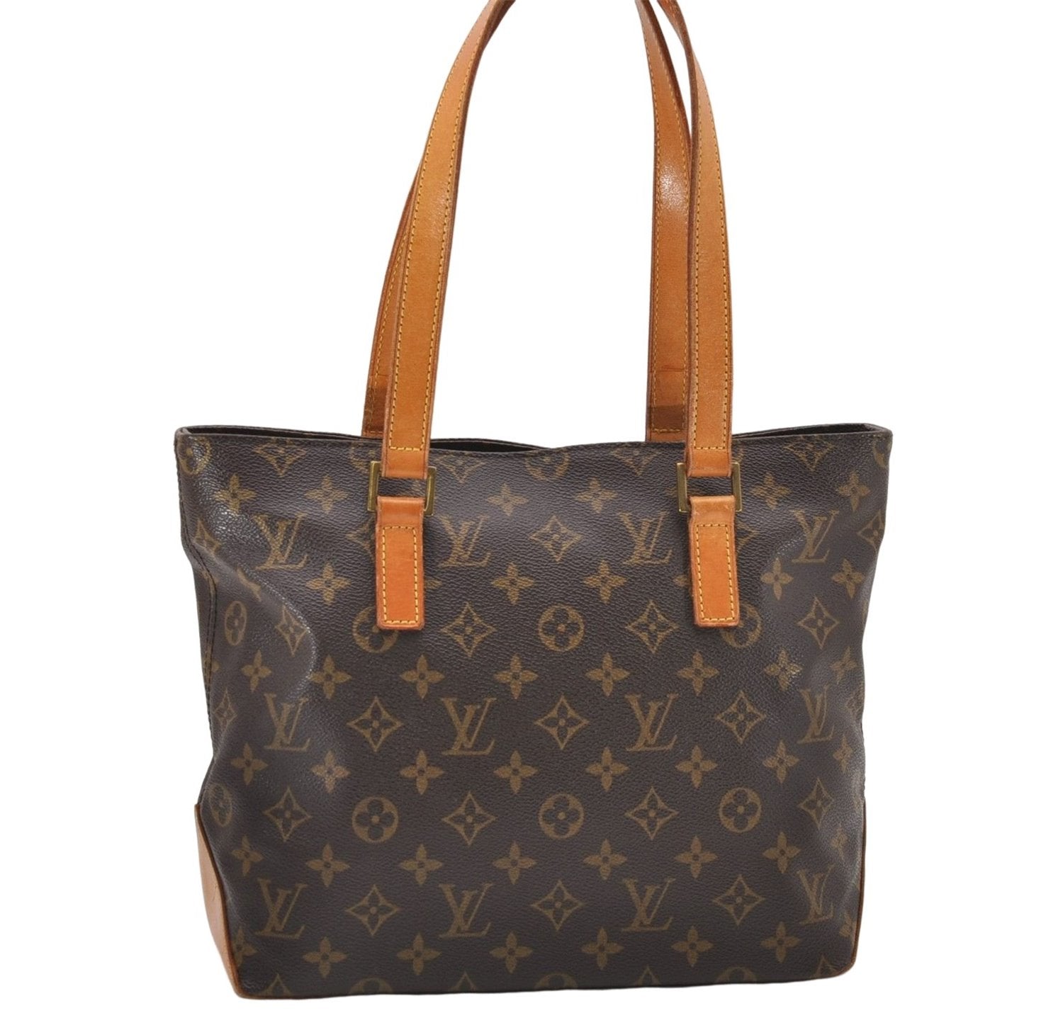 Authentic Louis Vuitton Monogram Cabas Piano Tote Bag M51148 LV 8000D