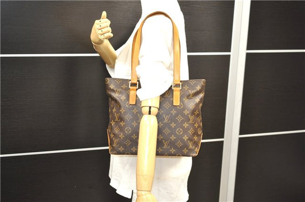 Authentic Louis Vuitton Monogram Cabas Piano Tote Bag M51148 LV 8000D