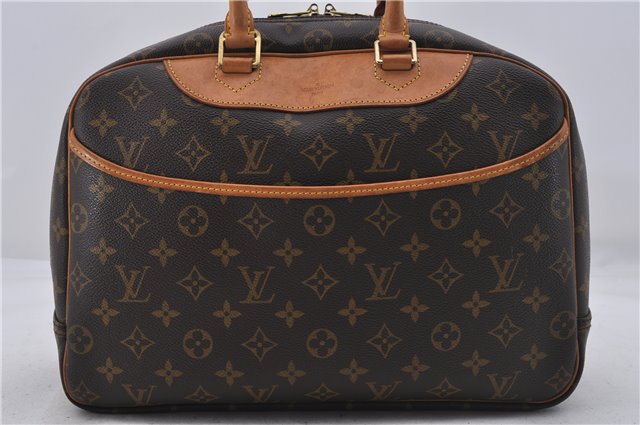 Authentic Louis Vuitton Monogram Deauville Hand Bag Purse M47270 LV 8001D