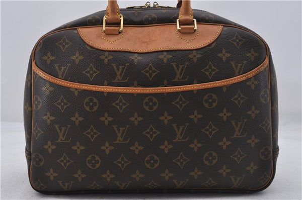 Authentic Louis Vuitton Monogram Deauville Hand Bag Purse M47270 LV 8001D