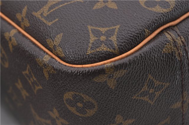 Authentic Louis Vuitton Monogram Deauville Hand Bag Purse M47270 LV 8001D