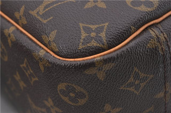 Authentic Louis Vuitton Monogram Deauville Hand Bag Purse M47270 LV 8001D