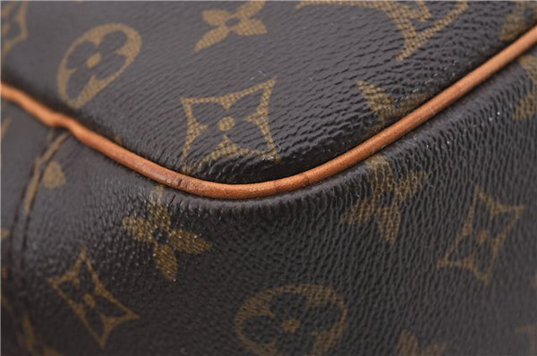 Authentic Louis Vuitton Monogram Deauville Hand Bag Purse M47270 LV 8001D