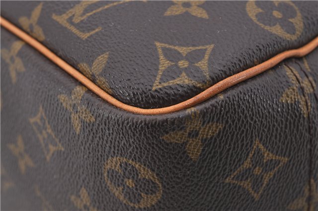 Authentic Louis Vuitton Monogram Deauville Hand Bag Purse M47270 LV 8001D