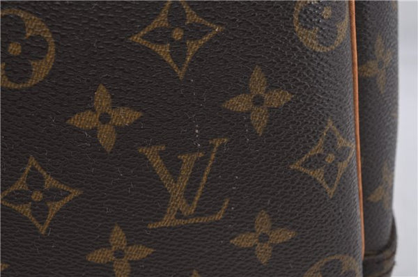 Authentic Louis Vuitton Monogram Deauville Hand Bag Purse M47270 LV 8001D