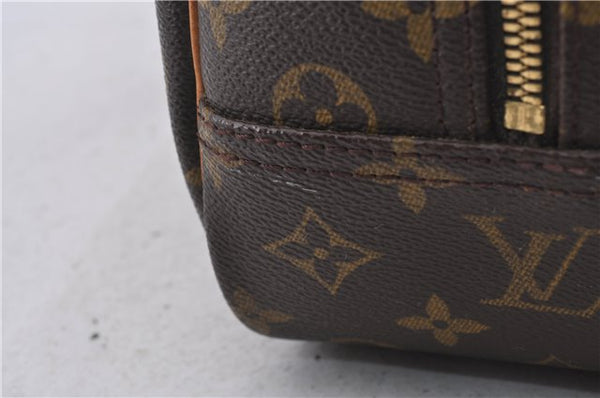 Authentic Louis Vuitton Monogram Deauville Hand Bag Purse M47270 LV 8001D