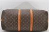 Auth Louis Vuitton Monogram Keepall Bandouliere 50 Boston Bag M41416 LV 8002D