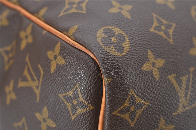 Auth Louis Vuitton Monogram Keepall Bandouliere 50 Boston Bag M41416 LV 8002D