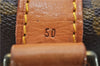 Auth Louis Vuitton Monogram Keepall Bandouliere 50 Boston Bag M41416 LV 8002D