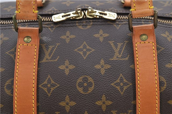 Auth Louis Vuitton Monogram Keepall Bandouliere 50 Boston Bag M41416 LV 8002D